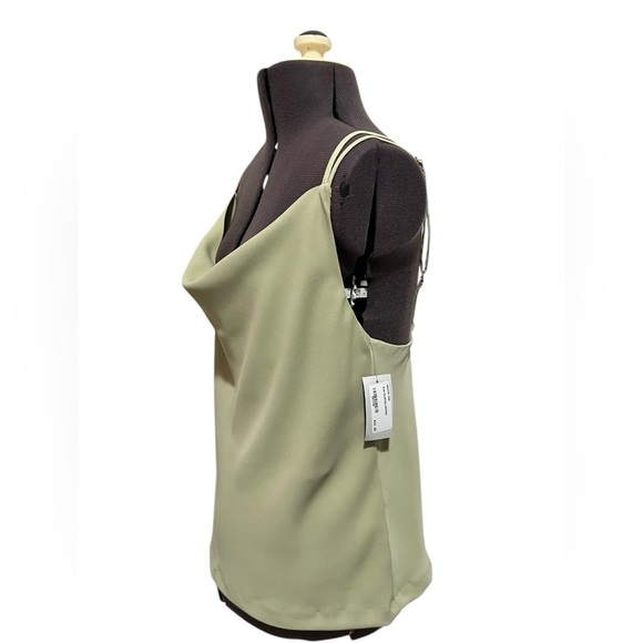 Bluivy Green Tea Sleeveless Cowl Neck Camisole Size S - Picture 1 of 7